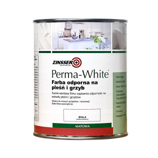 Farba do łazienki i kuchni - Perma-White - farba na pleśń i grzyb