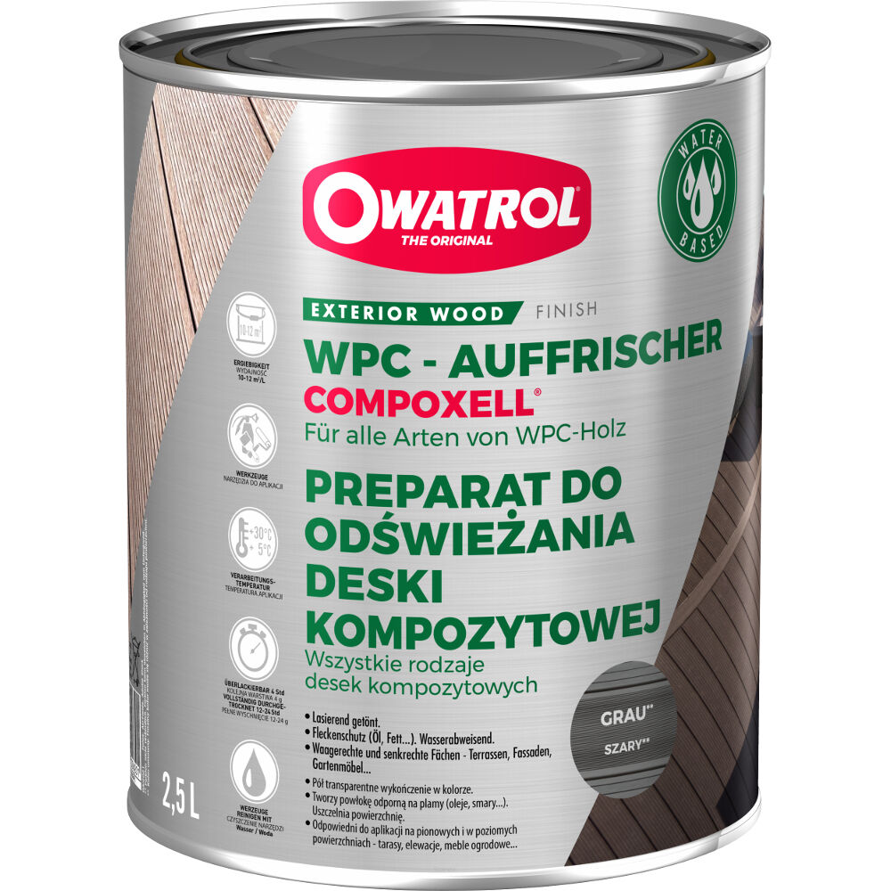 Owatrol Compoxell Ochrona desek kompozytowych przywraca kolor