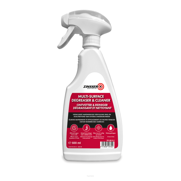 Zinsser Multi-Surface Degreaser & Cleaner - Spray do odtłuszczania i czyszczenia wielu powierzchni 500ml