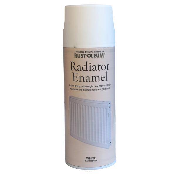 Radiator Enamel - biała satynowa emalia w sprayu do grzejników i kaloryferów