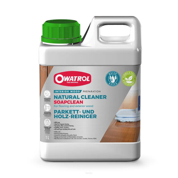 SOAPCLEAN: Środek odtłuszczający do czyszczenia tarasów, okładzin i parkietów. Koncentrat
