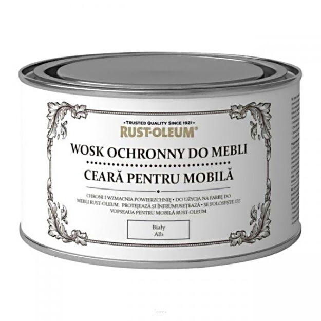Wosk ochronny do mebli od Rustoleum Biały