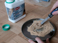 LIANFLOOR akrylowa spoina wodna do parkietu i podłóg drewnianych idealna do mieszania z trocinami z ostatniego szlifowania - 2