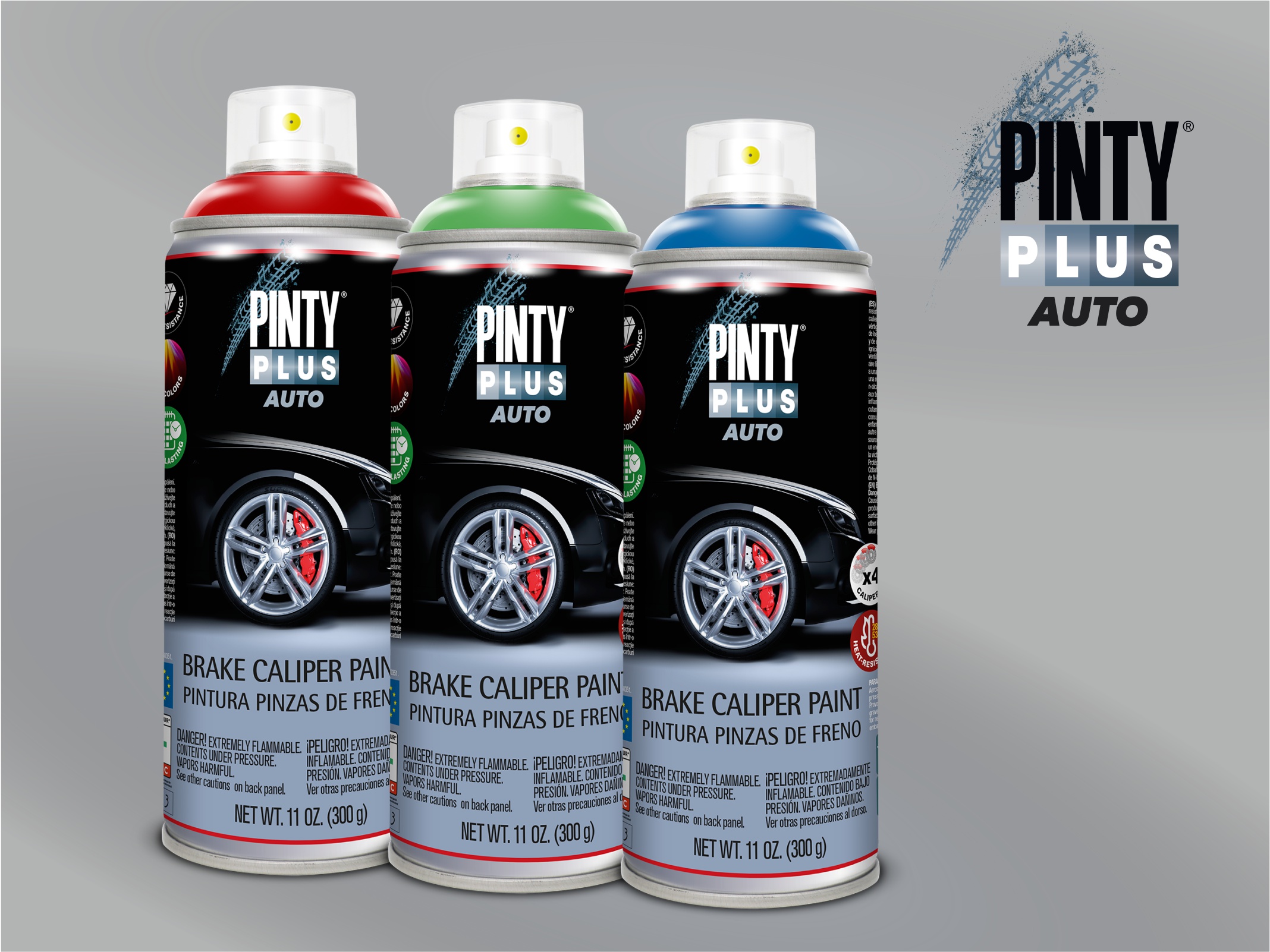 PintyPlus AUTO Brake Caliper Paint farba do zacisków hamulcowych