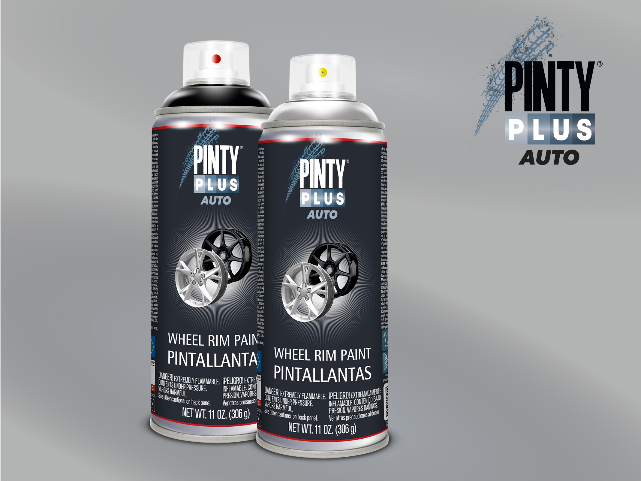 PintyPlus AUTO Wheel rim Paint farba do malowania felg stalowych i aluminiowych