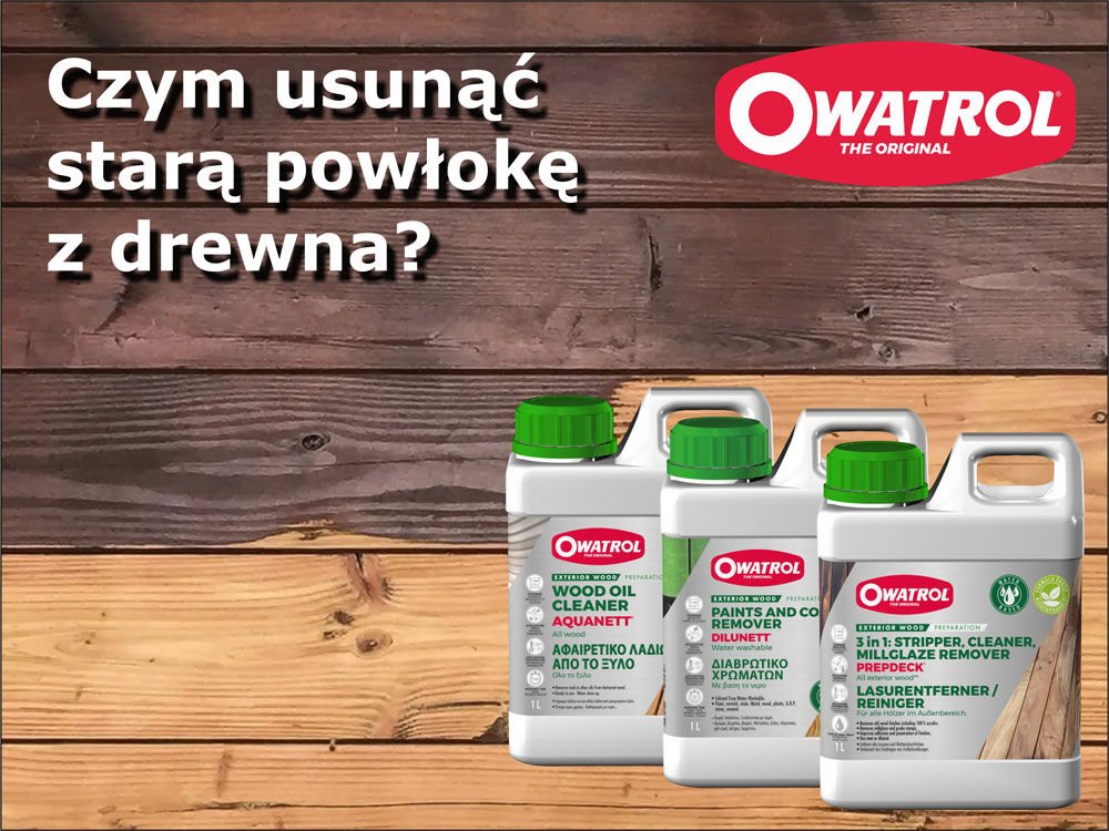 Jak odnowić drewniany taras? Krok 1: Czym usunąć stare powłoki z drewna?