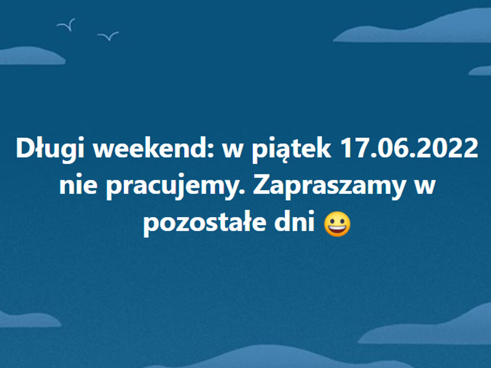 Długi weekend