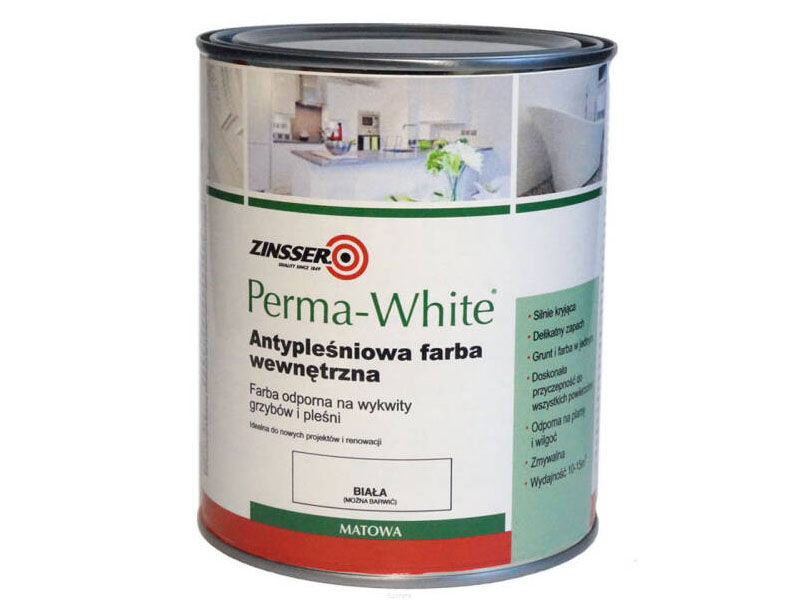 Perma White. Niezastąpiona farba do kuchni i łazienki