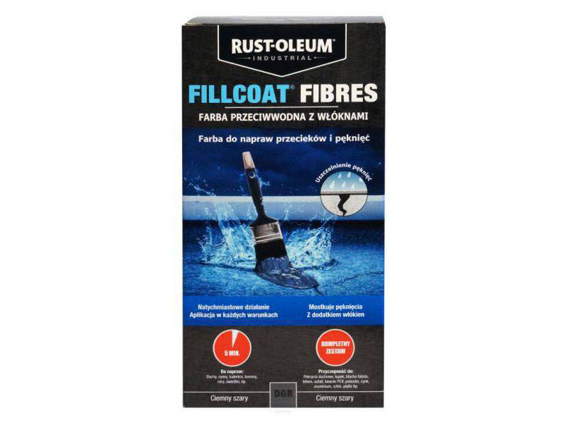 FillCoat Fibres Rust Oleum - zestaw ratunkowy do natychmiastowego uszczelniania przecieków