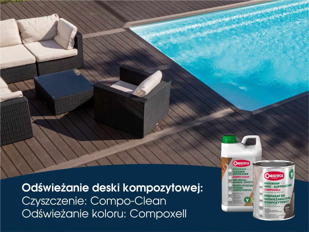 Jak odświeżyć deskę kompozytową z Owatrol Compo Clean i Owatrol Compoxell