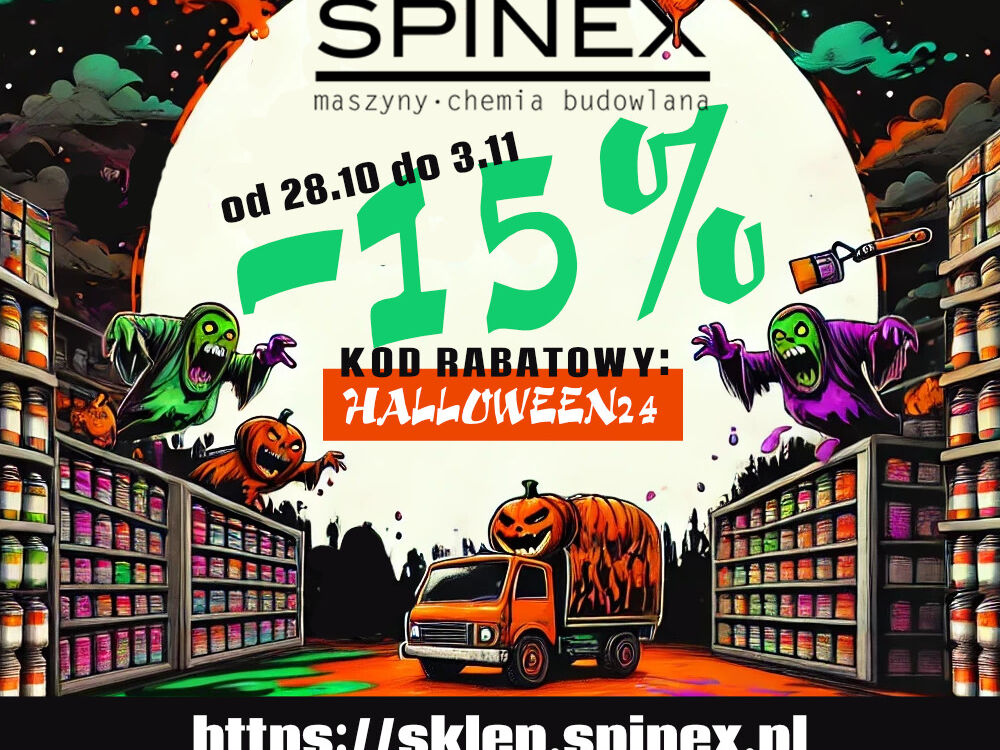 Rabat na Halloween! -15% na cały asortyment