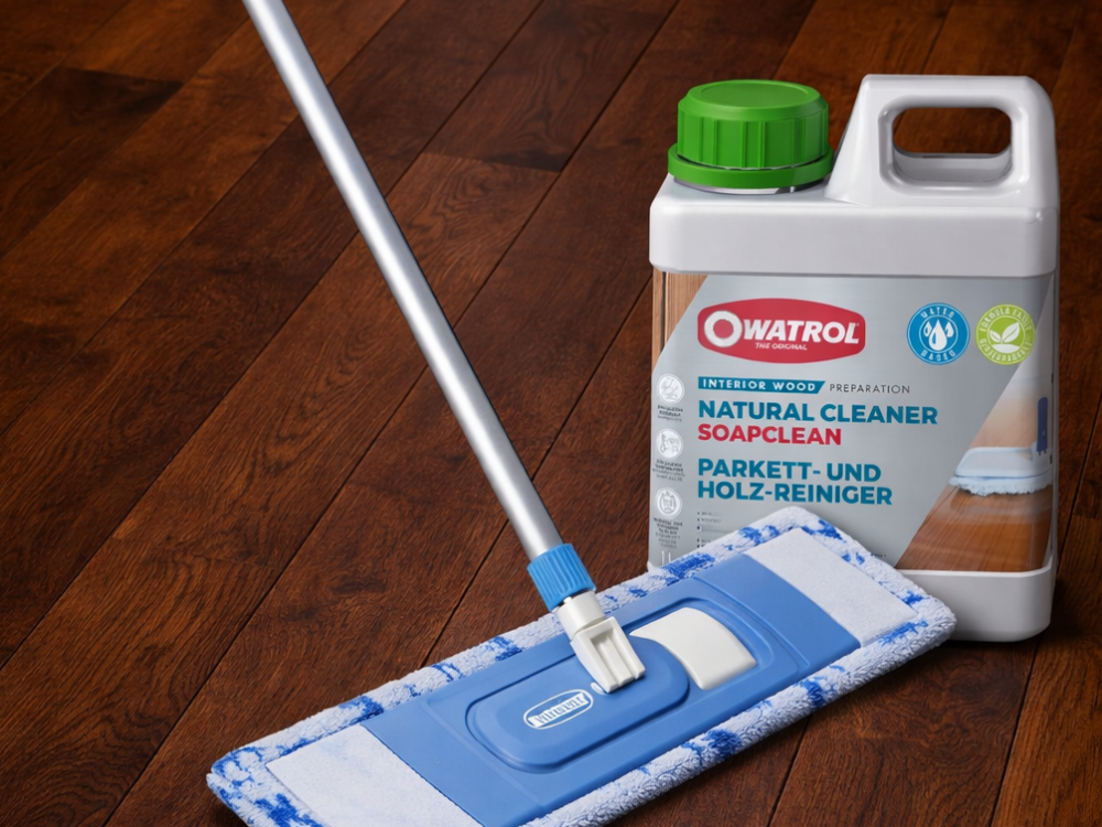 Owatrol Soapclean - idealny środek do codziennej pielęgnacji podłóg. Naturalna czystość. Profesjonalny efekt. Codzienna ochrona drewna.